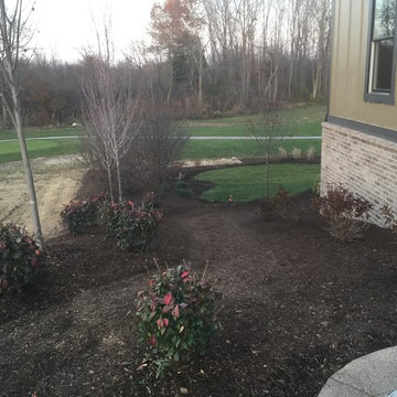 New Home Landscape on the Golf Course