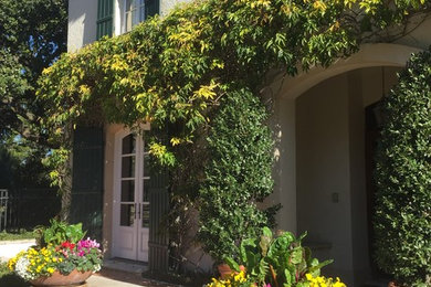 Inspiration for a mediterranean patio remodel in Houston