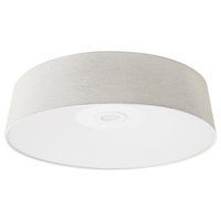 Avenue Lighting HF9201-IVY Cermack St Collection Flush Mount, Ivory Linen