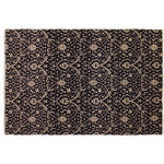 Bareens Designer Rugs - Classic Ziegler Nadene Blue Beige Hand-Knotted Wool Rug - 10'0'' x 14'6'' - Enhance the ambiance of your home with this magnificent Persian-influenced Turkish hand-knotted rug made by skilled artisans capable of creating the most exceptional vegetable dyes and hand-spun wool. This exquisite handmade rug is a one-of-a-kind Peshawar Kafkaz, otherwise identified as Chobi, Chobi Peshawar, Oushak, or Ziegler rug. These handmade rugs are crafted in Pakistan utilizing superior-quality wool imported from Australia, New Zealand, and Korea in two types of weaves: the Persian weave and the Mori weave. This rug is meticulously crafted by hand using the finest natural vegetable dyes extracted from local plants. The artisans use a blend of hand-spun local and fine merino wool, resulting in a rug with a compelling texture, higher lanolin content, and longer staple. The artisans occasionally incorporate natural or artificial silk into the pile to enhance specific motifs. The finished product is an awe-inspiring execution of flawless design and an understated palette that exudes elegance.