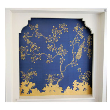 Oriental silk wallpaper in China-Details