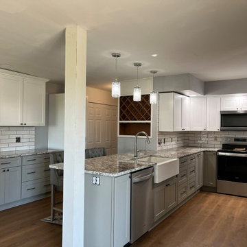 Kitchen Remodel Done in a Subtle Two-Tone Color