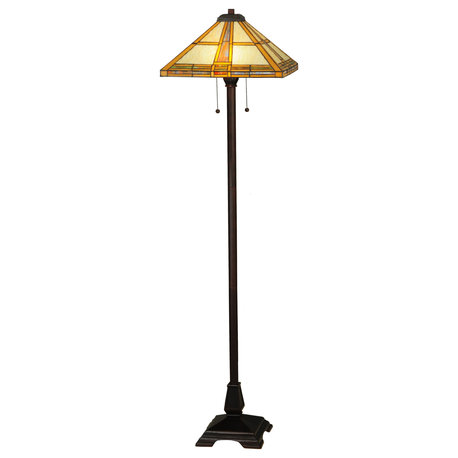 62" H Prairie Straw Floor Lamp