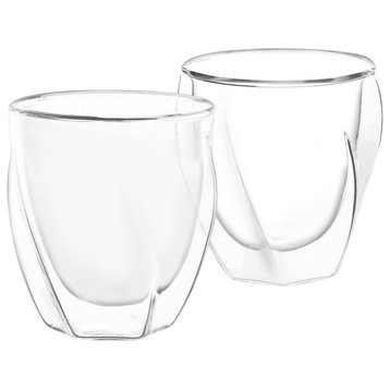 Lacey Double Wall Insulated Glasses 8.5 oz, Set of 2