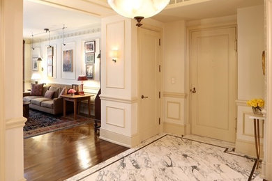Inspiration for an eclectic entryway remodel in New York