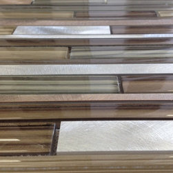 Mix Staggered Strips Bronze - Tile