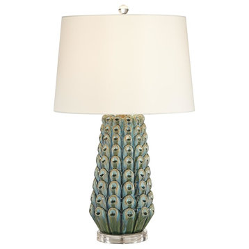 Pacific Coast Siesta Key Table Lamp, Blue-Decorated