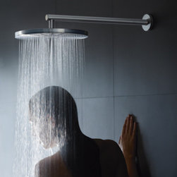 Vola 060 Round Wall-Mounted Showerhead with Arm and Rosette - Products