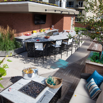 Revelry at the penthouse
