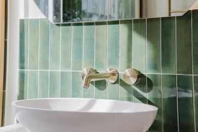 Contemporary bathroom in London.