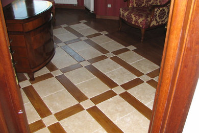 wood and stone floorplan