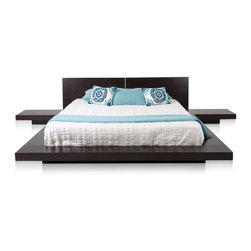 Brown Persa Platform Bed - Platform Beds
