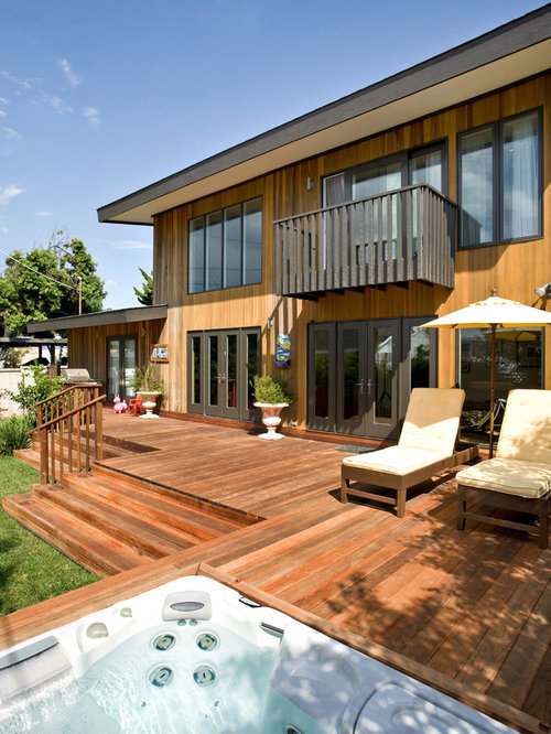 Deck Hot Tub Houzz