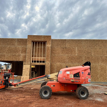 Comercial - Taco bell Framing Construction.