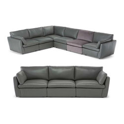 Modular Sectional Leggerezza C069 by Natuzzi Editions - Sectional Sofas