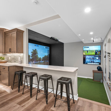 Golf Simulator Lower Level