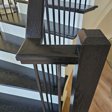 Project #130 | Curved Staircase with Wraparound Balcony