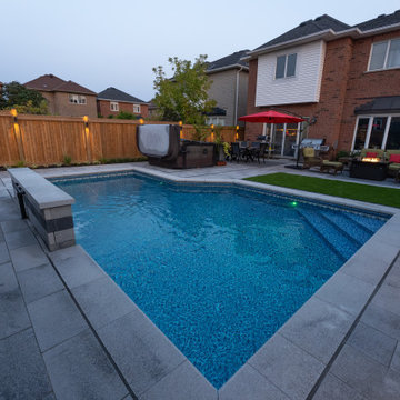 Modern Backyard Pool & Outdoor Living Retreat
