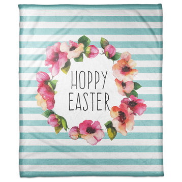 Hoppy Easter 50x60 Coral Fleece Blanket
