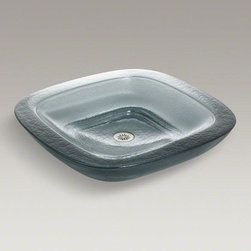 KOHLER Ice Toric&reg; Vessels Above-counter Glass Bathroom Sink - Bathroom Sinks