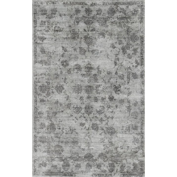 KAS Indulge 0806 Vintage Moroccan Rug, Gray, 3'3"x5'3"