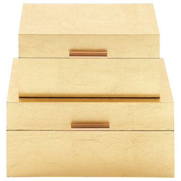 Glam Gold Wooden Box Set 56665