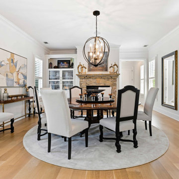 7-Inch Rift and Quartered White Oak Engineered Installation, Site-Finished in Ch