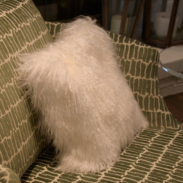 Cuddly Mongolian Lamb pillow