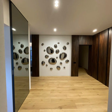 LED 3D Mirror Wall Decor for Modern Living Room