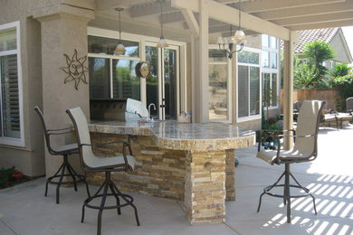 Elegant patio photo in San Diego