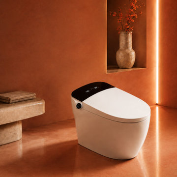 bbbidet K2 Pro Japanese P-Trap Smart Bidet Toilet with Enema Wash & Dual Waterwa