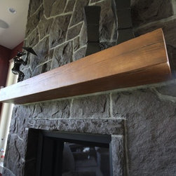 Custom Concrete Fireplace Mantel - A Stonetree Studios Creation - Bricks And Masonry