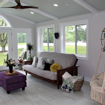 A peaceful sunroom addition in Frederick Maryland built for relaxation