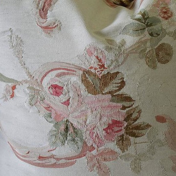 Pair of Large 18th Century Aubusson Pillows