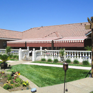 Retractable Awnings - Poolside Shading