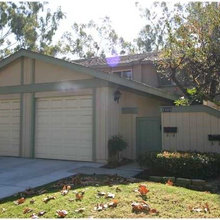 front yard before and after reno