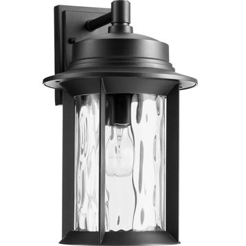 Quorum 7246-9-69 One Light Outdoor Lantern, Black Finish