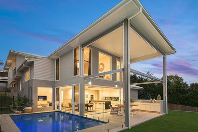 This is an example of a modern exterior in Gold Coast - Tweed.