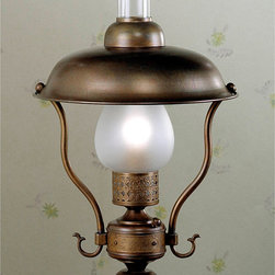 Lustrarte Lighting 086 Mambo Solid Brass Table Lamp - Table Lamps