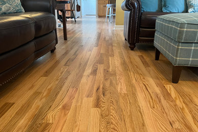 Hardwood flooring refinishing