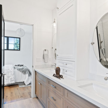 San Carlos, CA | Modern Farmhouse | Guest Bathroom