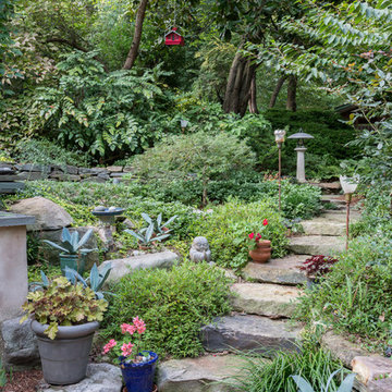 Auto Court and Woodland Path