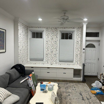 Wallpaper installation Living Room in Verdi