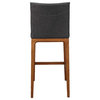 Devon Counter stool Walnut LegsSet of 2, Night Shade, Fabric