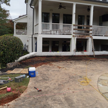 Outdoor Makeover and Swimming Pool Renovation Project- Milton, GA.
