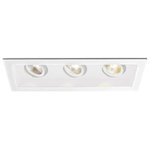 WAC Lighting - WAC Lighting Mini Multiples, 22.75" 33W 25 degree 2700K, White - Miniature LED multiple spots provide a modern andMini Multiples 22.75 WhiteUL: Suitable for damp locations Energy Star Qualified: YES ADA Certified: YES  *Number of Lights: 3-*Wattage:11w LED bulb(s) *Bulb Included:Yes *Bulb Type:LED *Finish Type:White