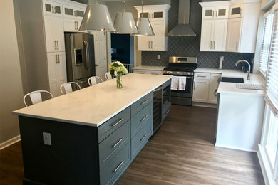 Gray Kitchen Cabinet Project