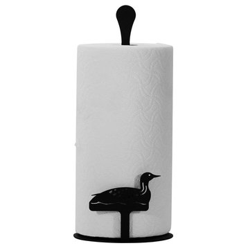 Rooster Paper Towel Stand, Loon