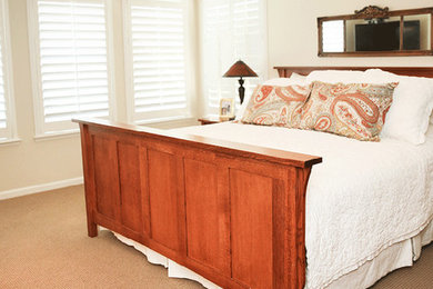 Inspiration for a transitional bedroom remodel in Other