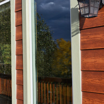 Morrison Mountain Home | Cedar to James Hardie WoodTone Rustic